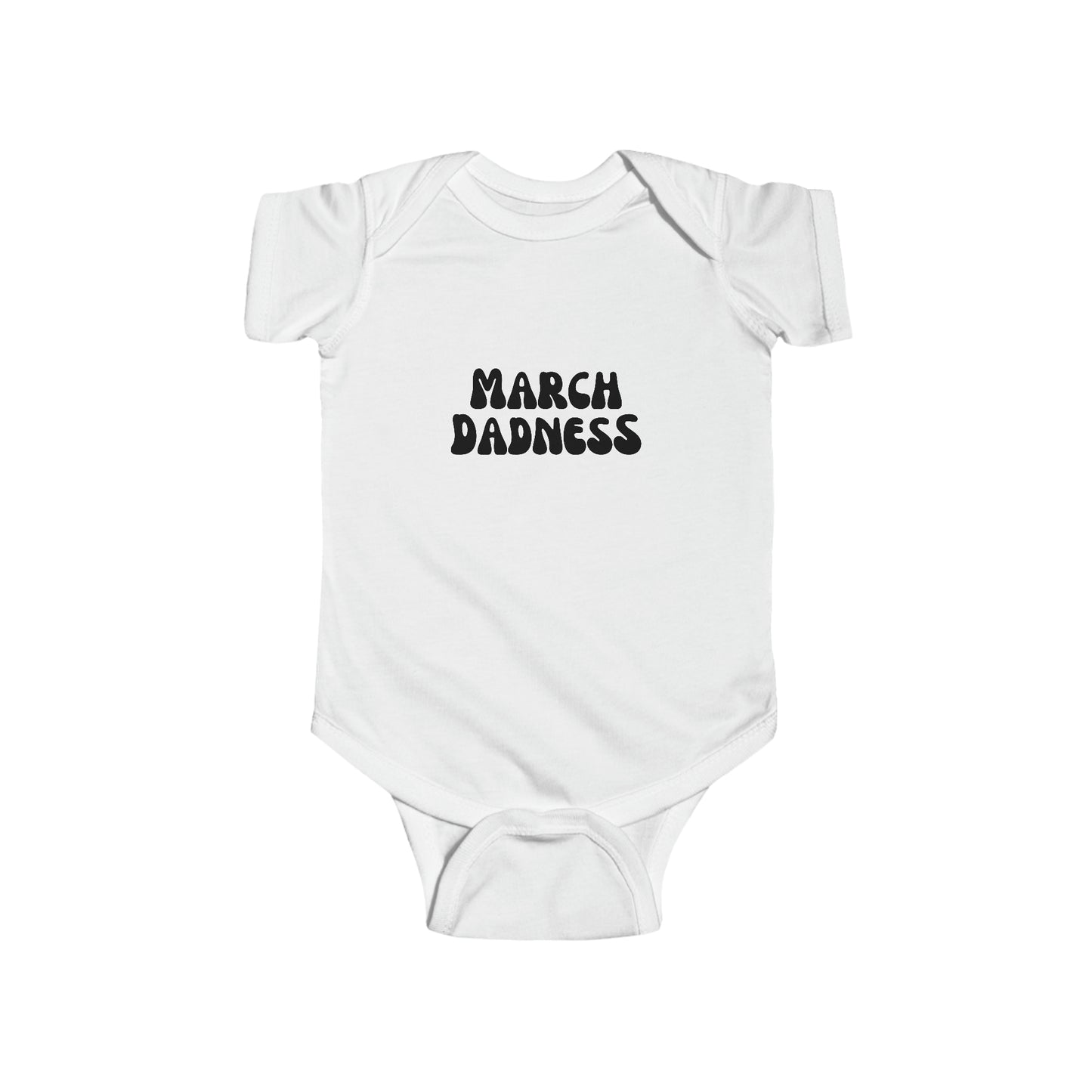 The March Dadness Bodysuit (Black Text)