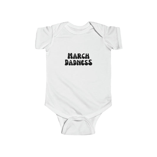 The March Dadness Bodysuit (Black Text)