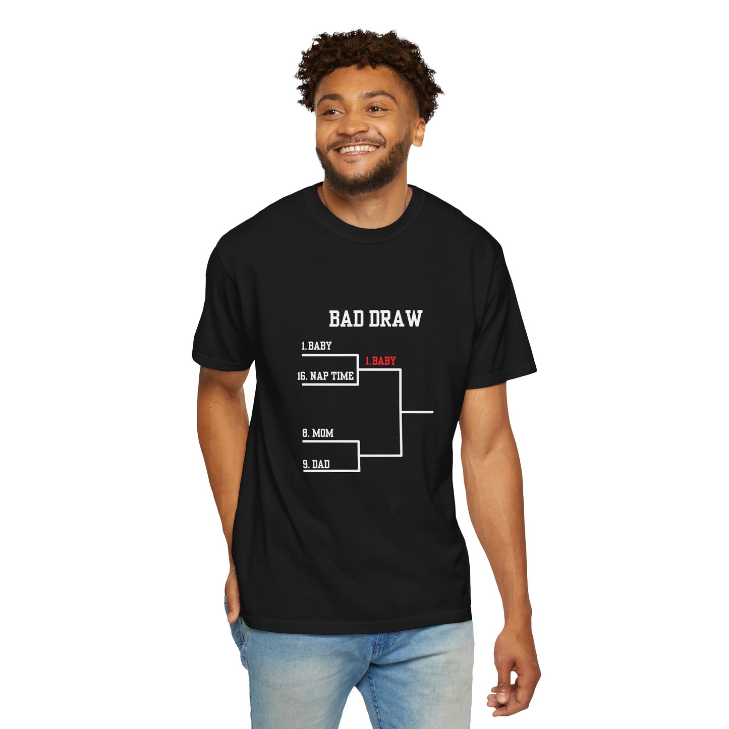 The Bad Draw Tee (White Text)