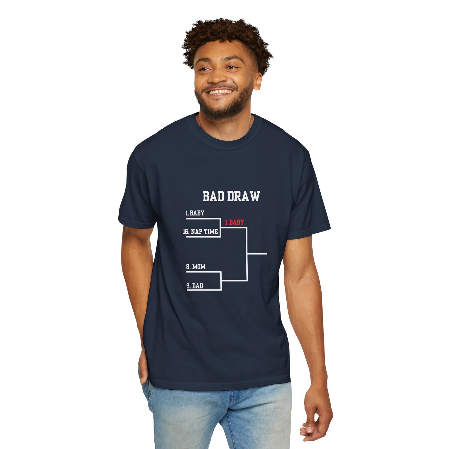 The Bad Draw Tee (White Text)